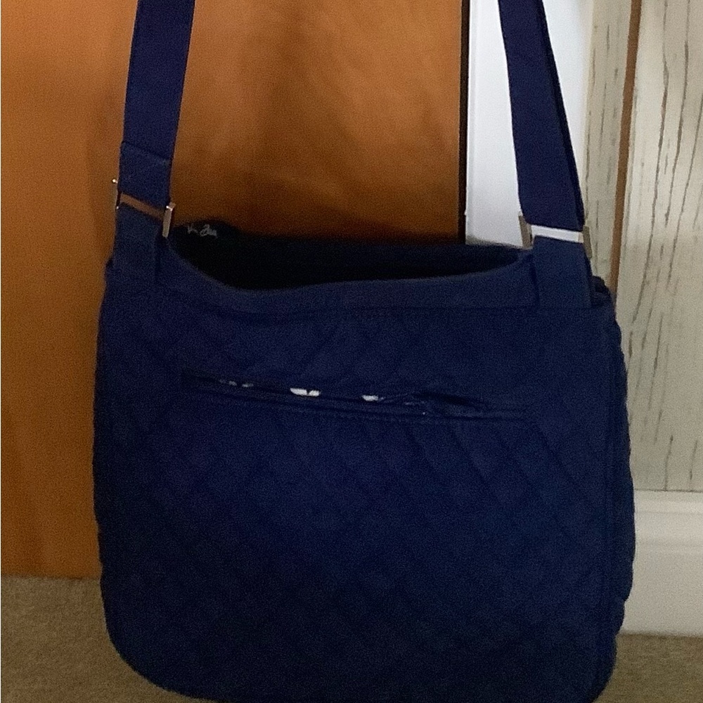 Quilted Navy Crossbody Bag with Adjustable Strap - Women's Crossbody - Picture 2 of 7